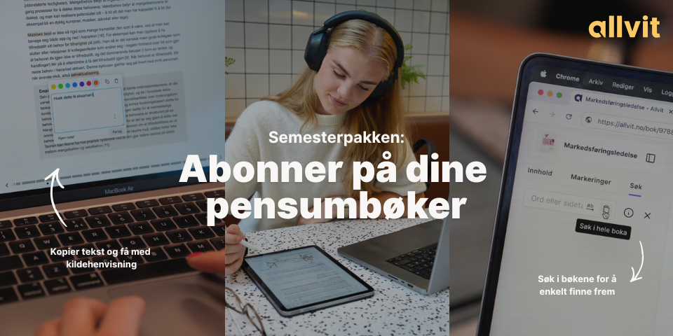 Hvordan det er å lese med Allvit. Foto.