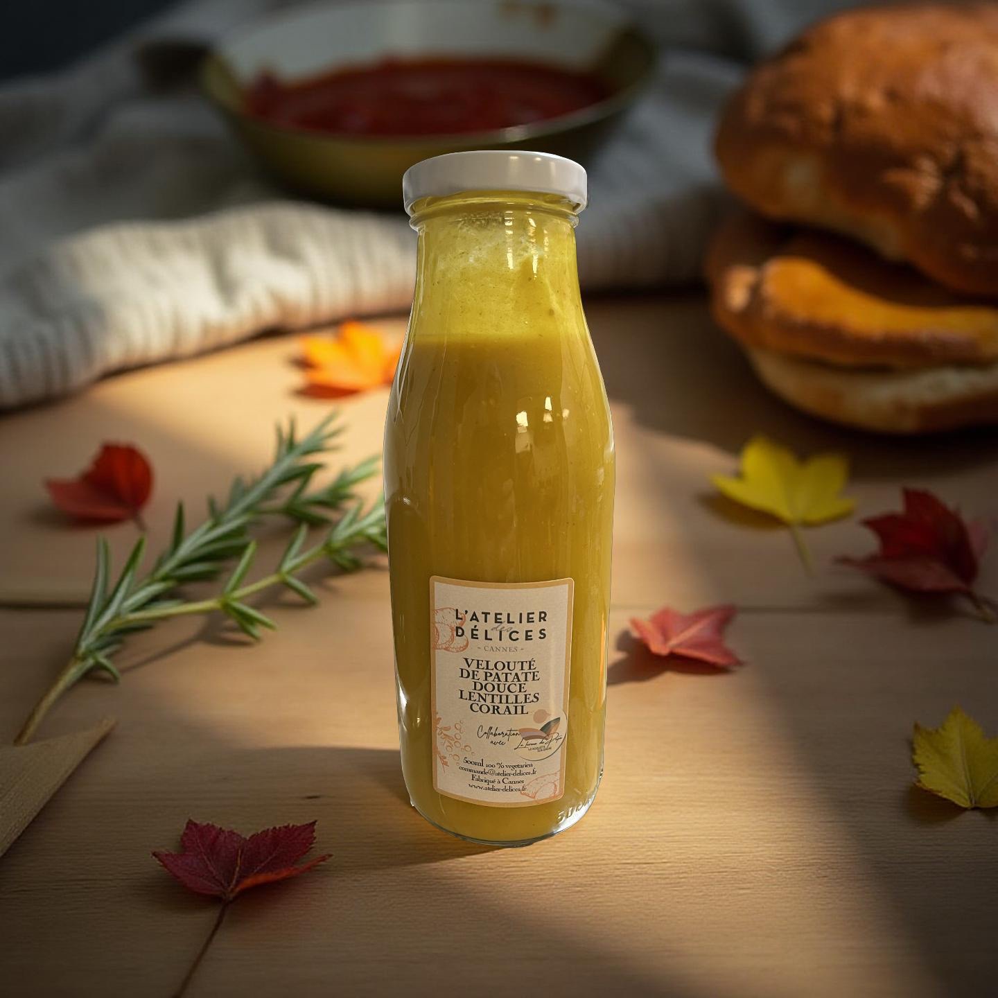 1 Velouté Patate Douce Lentilles Corail 500 ML