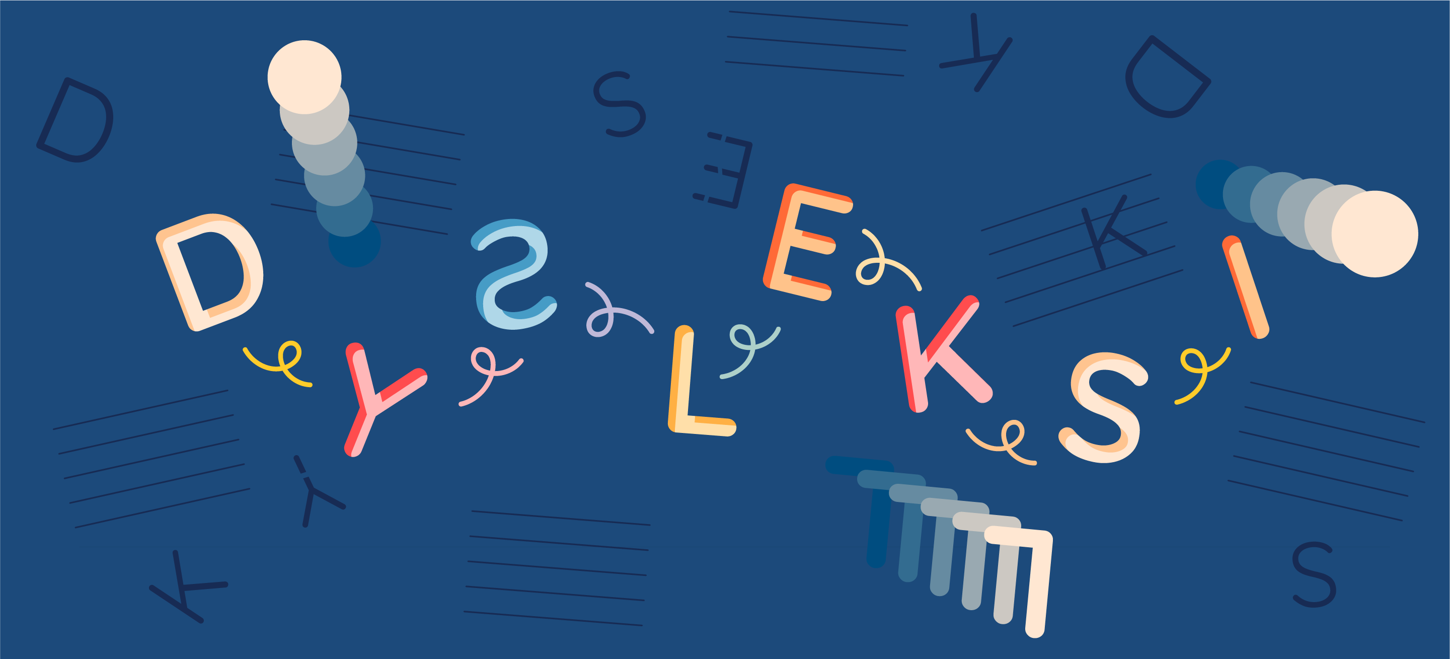 Dysleksi illustrasjon