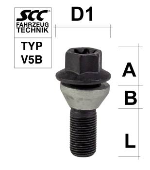 Image for Hjulbolt - 60° Kon - M14x1,25 - 28 mm