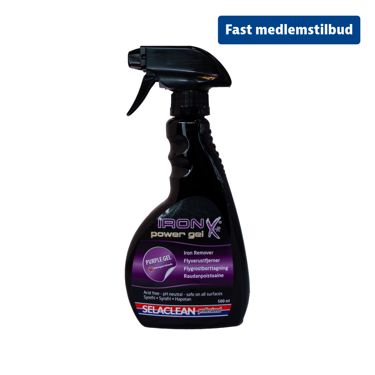Selaclean Professional Iron X-it Power Gel 500 ml