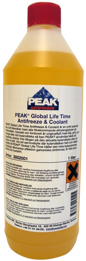 PEAK KJØLEVÆSKE UNI 3,8L