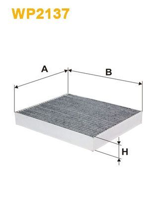 WIX KUPEFILTER AKTIVT KULL