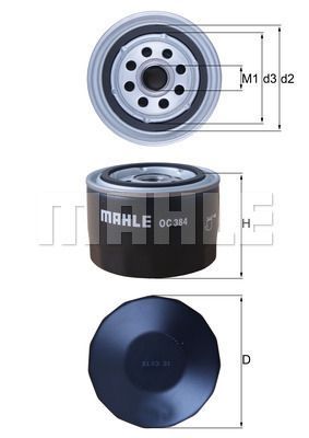 MAHLE/KNECKT OLJEFILTER