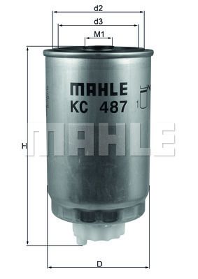 MAHLE/KNECHT DRIVSTOFFILTER