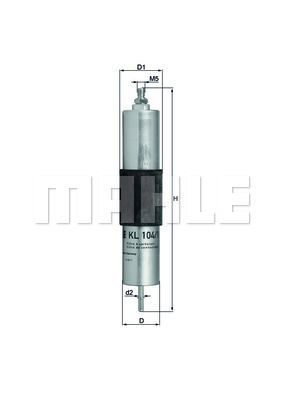 MAHLE/KNECHT DRIVSTOFFILTER
