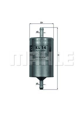MAHLE/KNECHT DRIVSTOFFFILTER