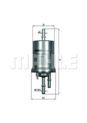 MAHLE/KNECHT DRIVSTOFFFILTER