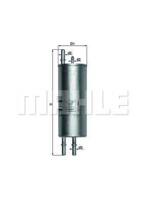 MAHLE/KNECHT DRIVSTOFFILTER