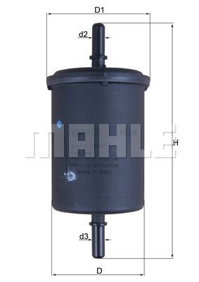 MAHLE/KNECHT DRIVSTOFFFILTER
