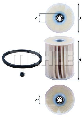 MAHLE/KNECHT DRIVSTOFFILTER