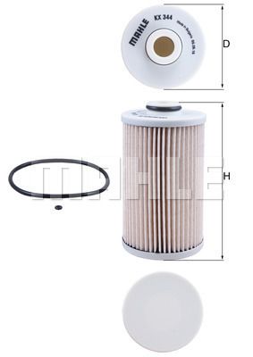 MAHLE/KNECHT DRIVSTOFFILTER