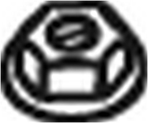 FLENSMUTTER M10X1,25  1STK