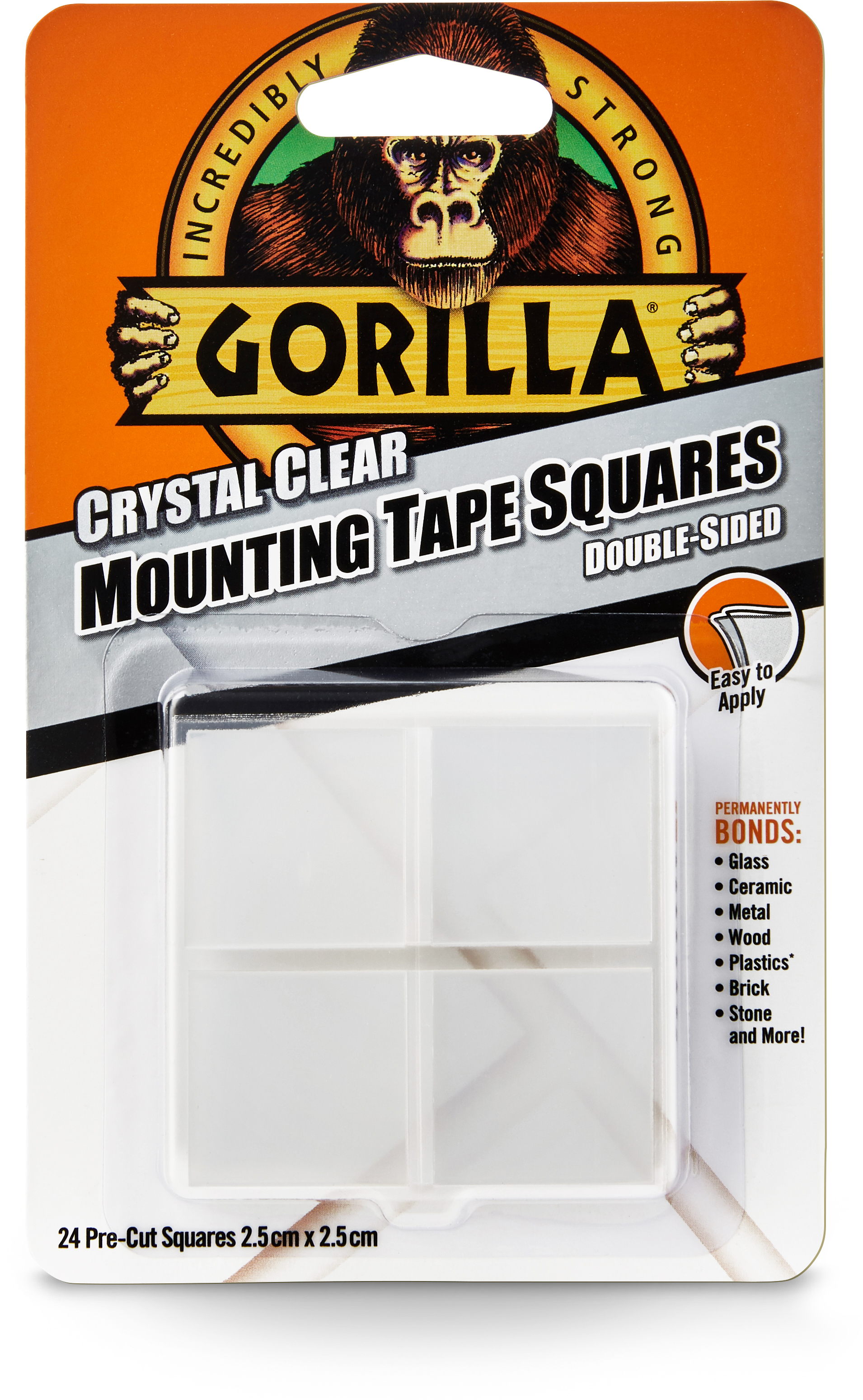 GORILLA MOUNTING TAPE SQUARES