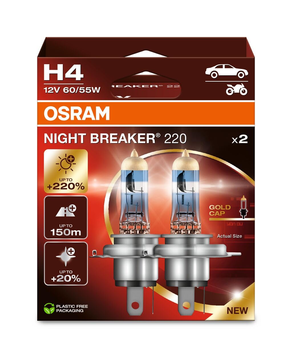NIGHTBREAKER 220 H4 DUO BOX