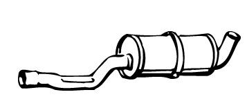 Främre ljuddämpare