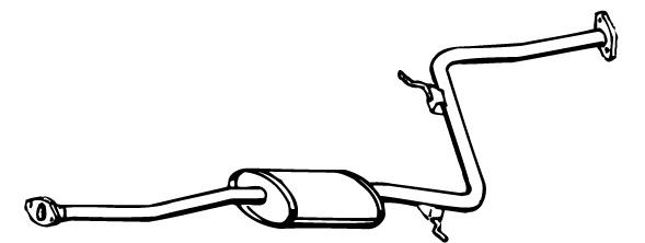 Främre ljuddämpare