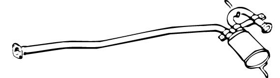 Främre ljuddämpare