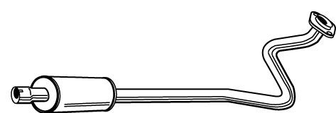 Främre ljuddämpare