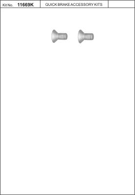 SETSKRUE BREMSESKIVE 2PK