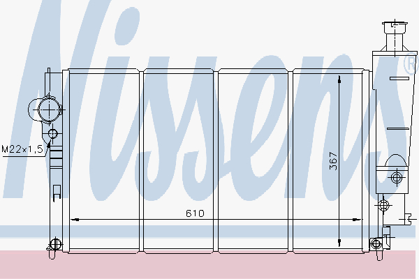 Radiator Peugeot 405 Ii Mi 16-