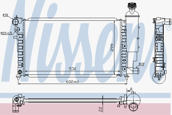 Radiator Peugeot 106 Ii 1,4 99