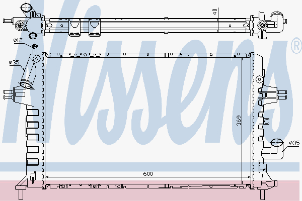 Radiator Opel Astra 1,7 Dtl 98