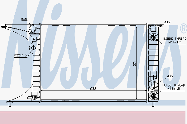 Radiator Opel Omega B 94-