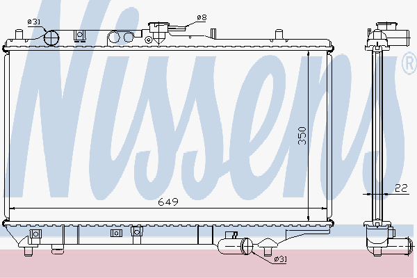 Radiator Mazda 323F/5 Dørs