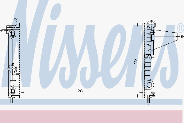 Radiator Opel Vectra 1,6 Aut.