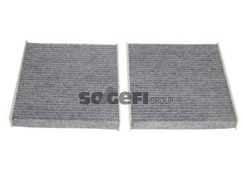 Kupéfiltersett aktivt kull