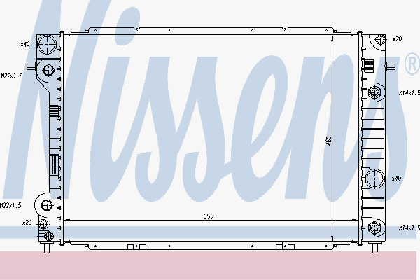 Radiator Opel Omega B 2,5 Td A