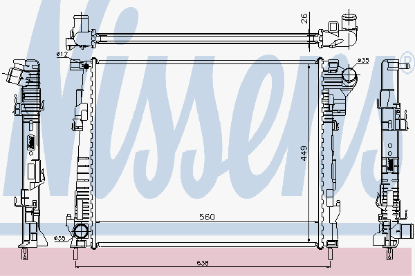 Radiator Opel Vivaro 2.0 Dci 0