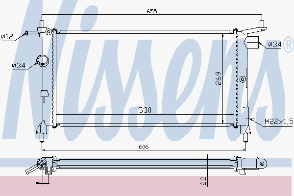 Radiator Opel Corsa 1,2-1,4-1,