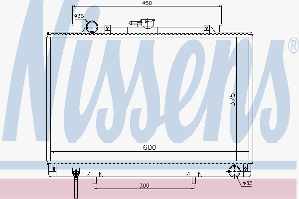 Radiator Mitsubishi L 200 D 95
