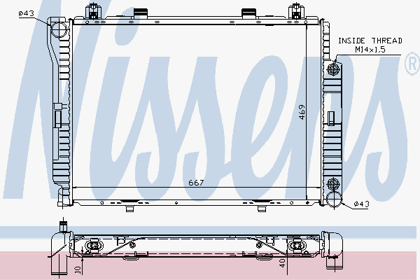 Radiator Mercedes 350 S Td Aut