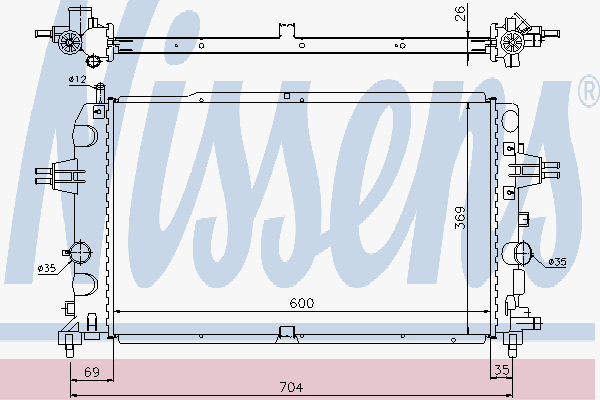 Radiator Opel Astra 1.6 Turbo