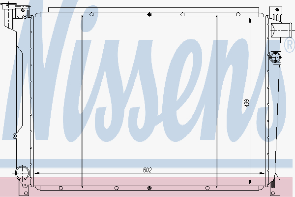 Radiator Nissan Bluebird 88-