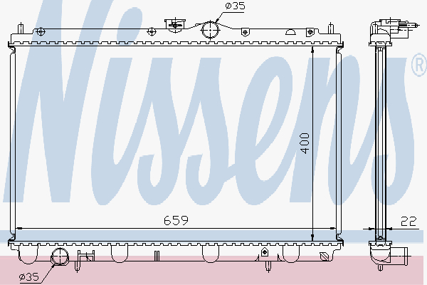 Radiator Mitsubishi Carisma 1,