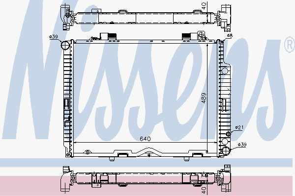 Radiator Mercedes E 250 Td -