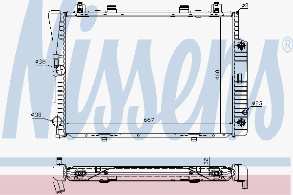 Radiator Mercedes 300 Se Aut.
