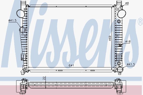 Radiator Mercedes W 220 S280-S