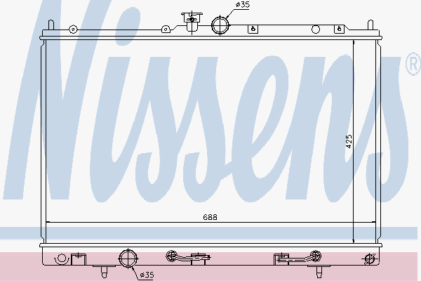 Radiator Mitsubishi Outlander