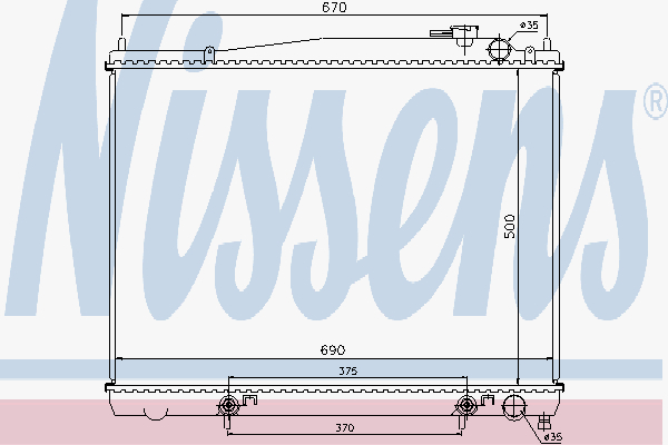 Radiator Nissan Pathfinder 3.3
