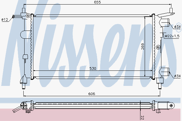 Radiator Opel Corsa 1.0-1.2 97