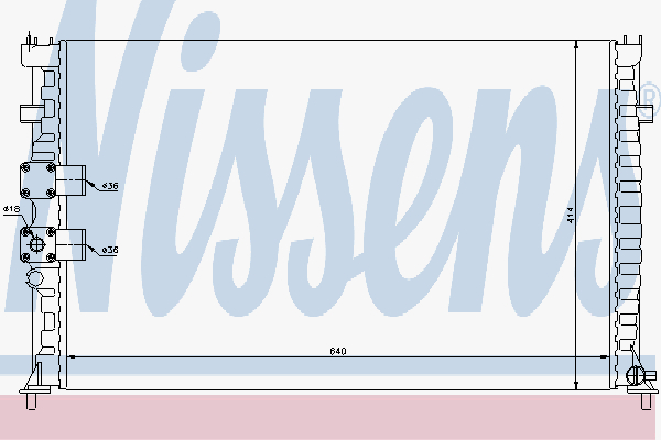 Radiator Peugeot 406 2,9 V6 Au