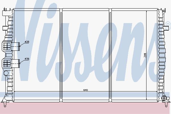 Radiator Peugeot 406 2,9 V6 9