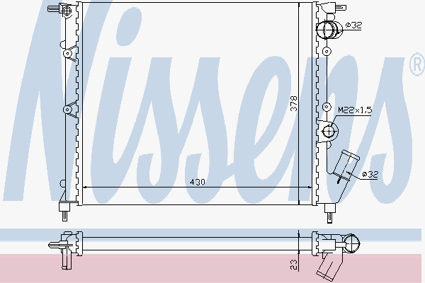 Radiator Renault Express Ii