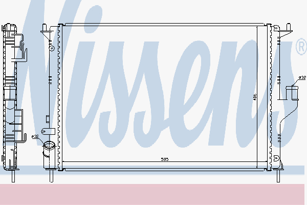 Radiator Renault Logan 1.6I 0
