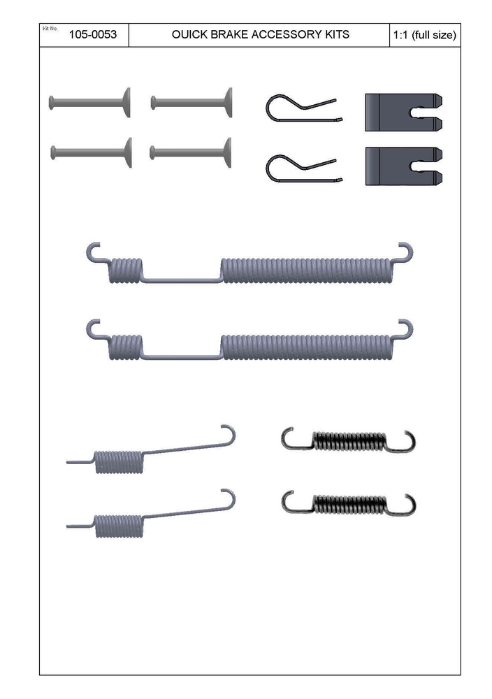 Monteringssett Bremsesko